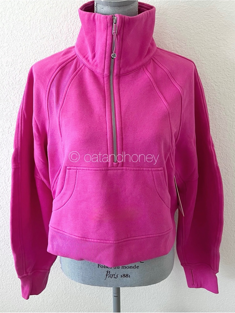 lululemon Scuba Oversized Funnel Neck Half Zip